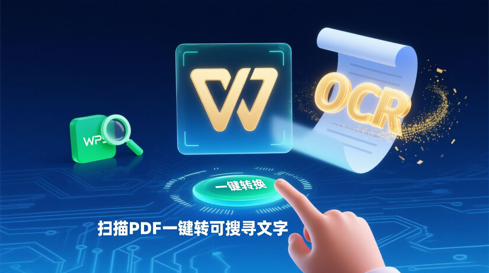 WPS批次OCR功能:掃描PDF一鍵轉可搜尋文字完整設定指南